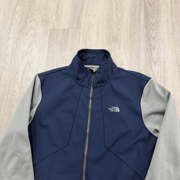 The North Face Kadet Jacket Men's Extra Large XL Blue Gray Soft Shell Outdoors - Picture 2 of 8